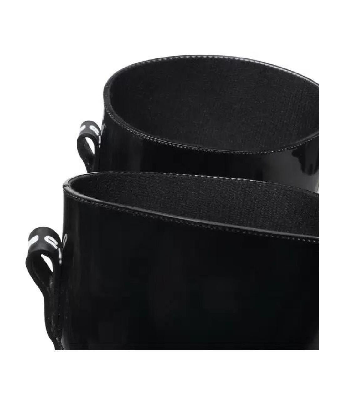 FURLA Черные резиновые сапоги, фото 6