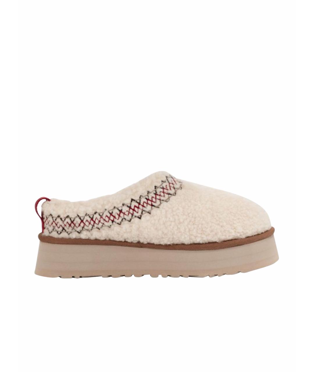 UGG AUSTRALIA Белые текстильные ботинки, фото 1