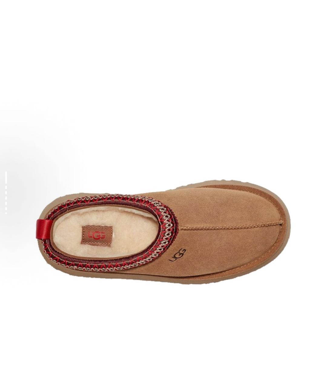 UGG AUSTRALIA Коричневые замшевые ботинки, фото 4