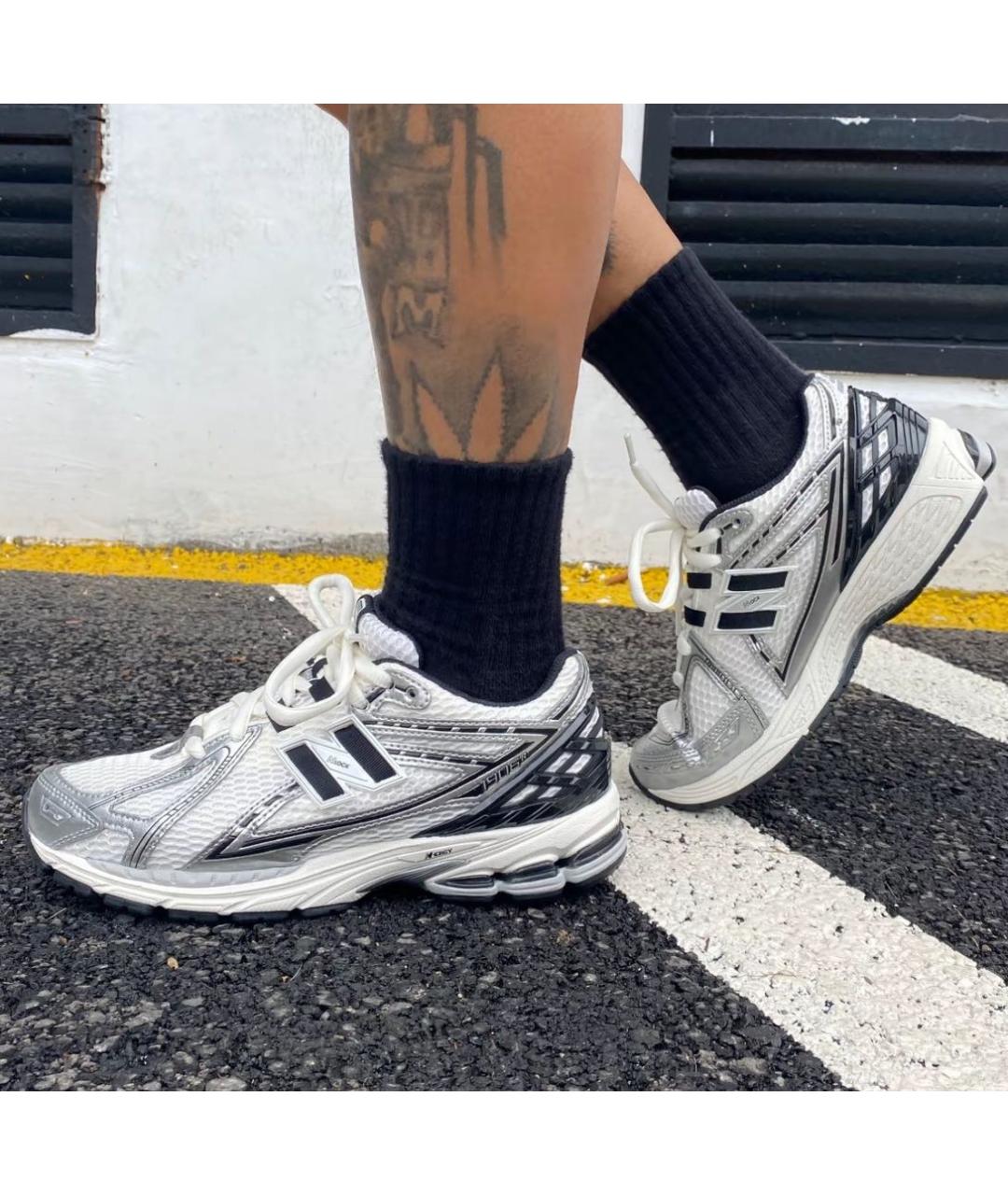 NEW BALANCE Серебряные низкие кроссовки / кеды, фото 4