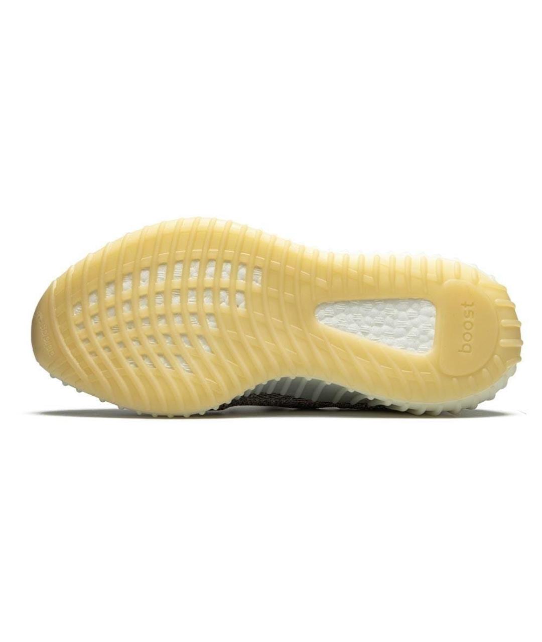 ADIDAS YEEZY Черные текстильные низкие кроссовки / кеды, фото 6
