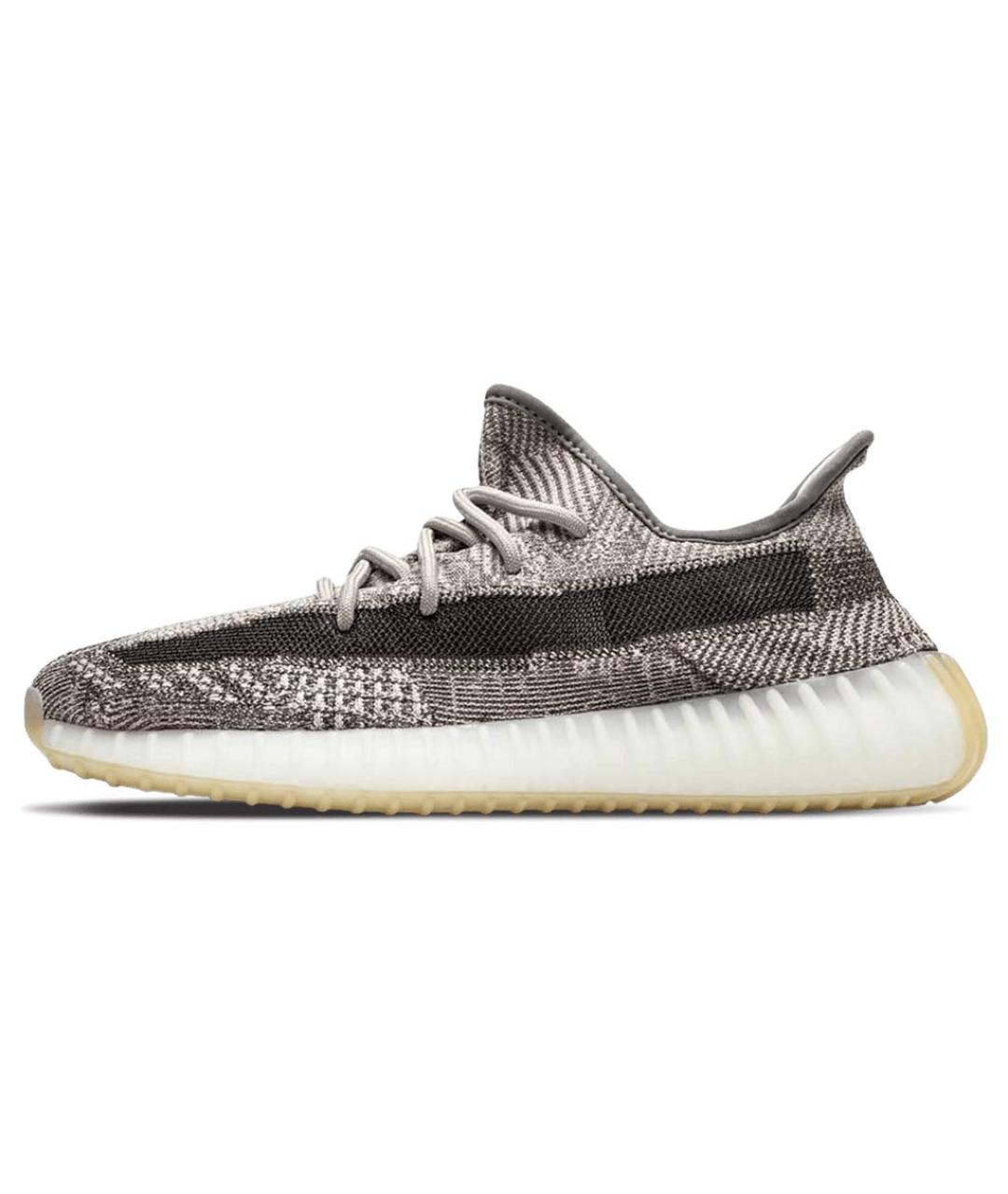 ADIDAS YEEZY Черные текстильные низкие кроссовки / кеды, фото 7