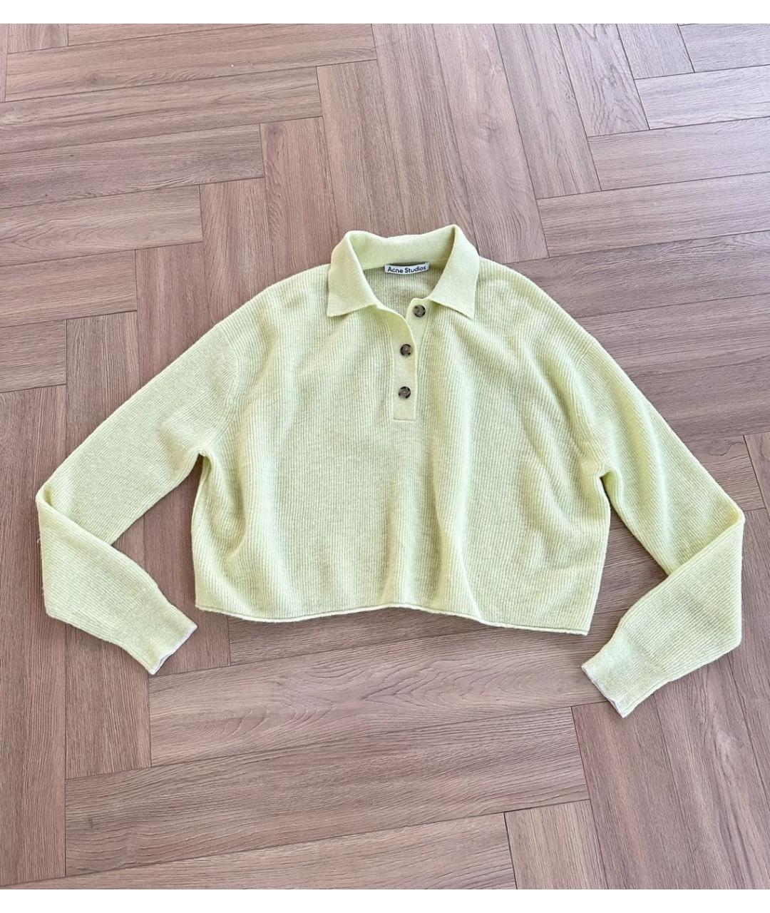 ACNE STUDIOS Желтый джемпер / свитер, фото 2