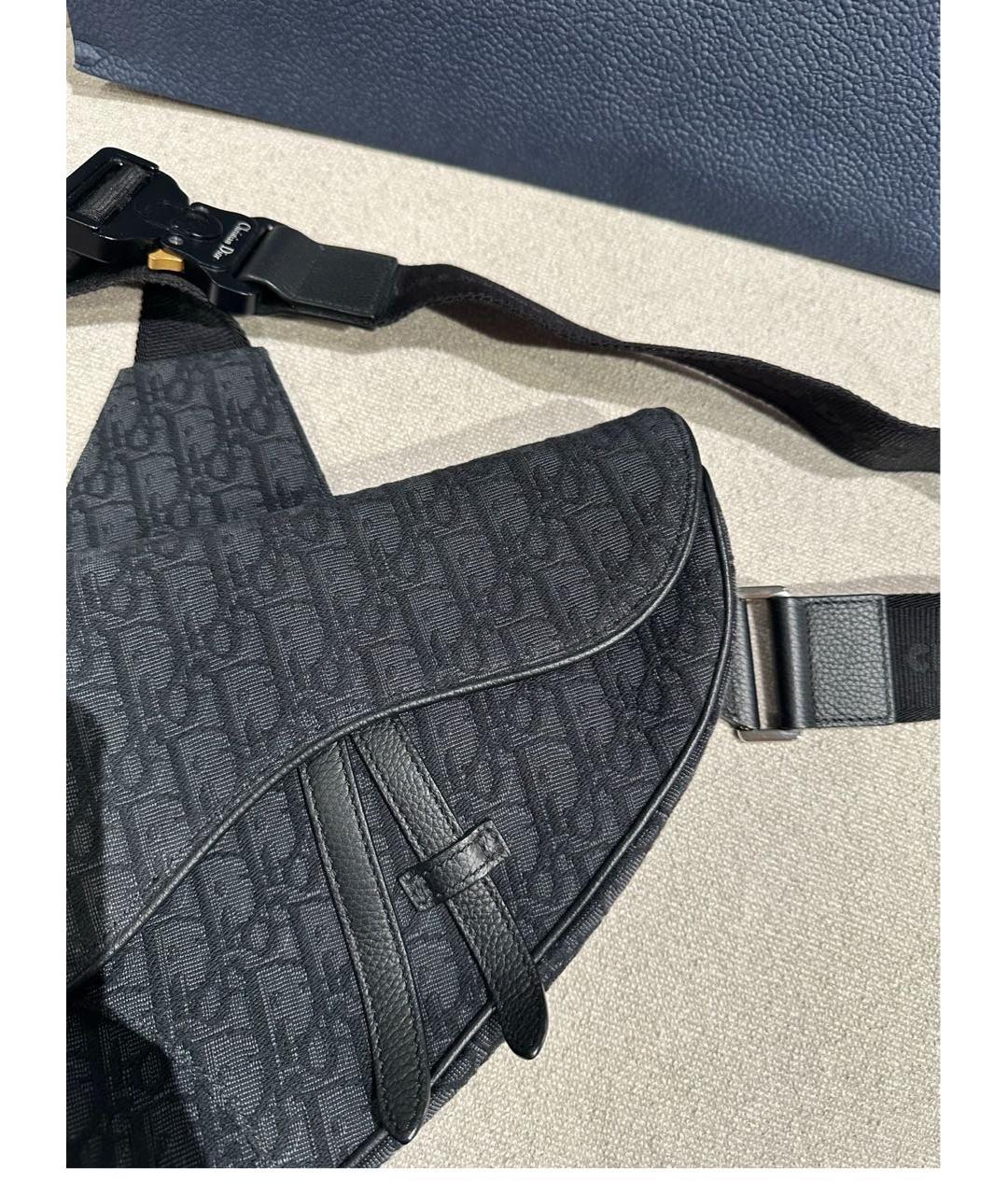 CHRISTIAN DIOR Черная сумка на плечо, фото 3
