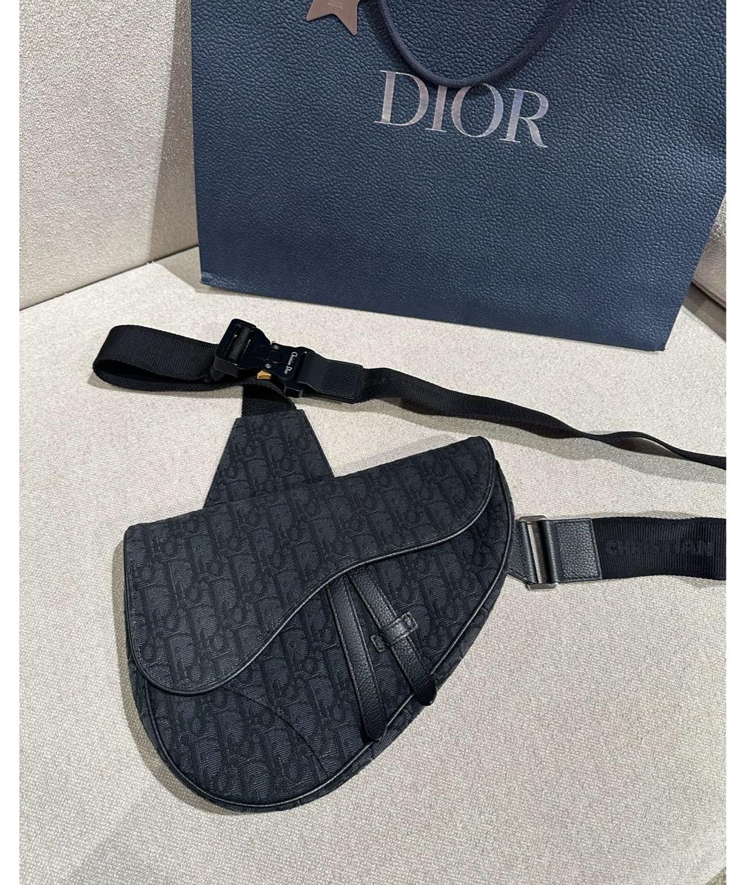 CHRISTIAN DIOR Черная сумка на плечо, фото 7