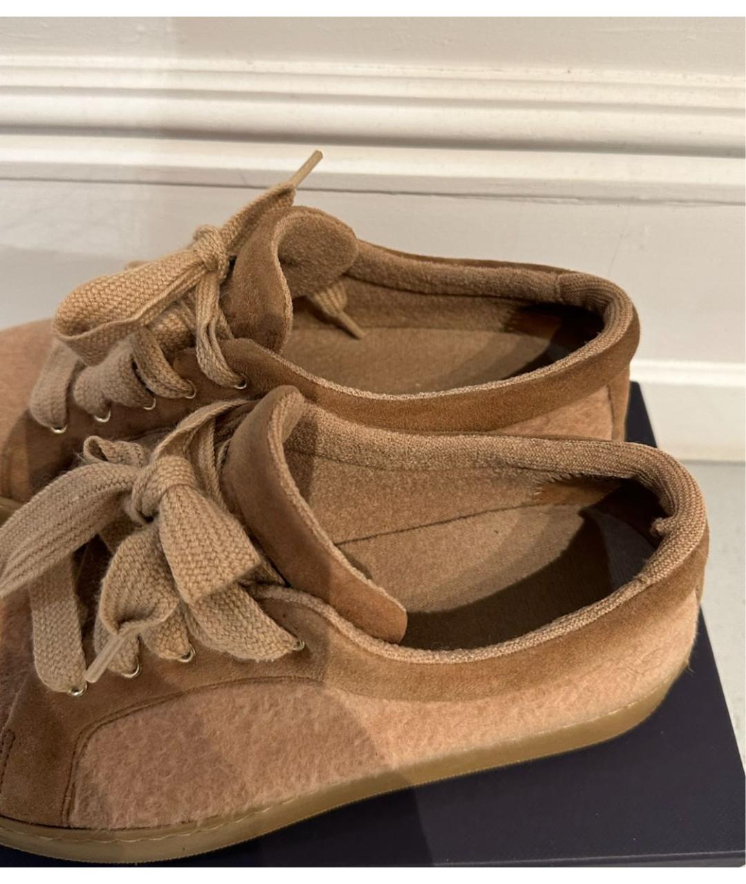 MAX MARA Коричневые кеды, фото 3