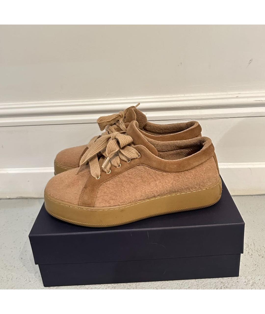 MAX MARA Коричневые кеды, фото 6