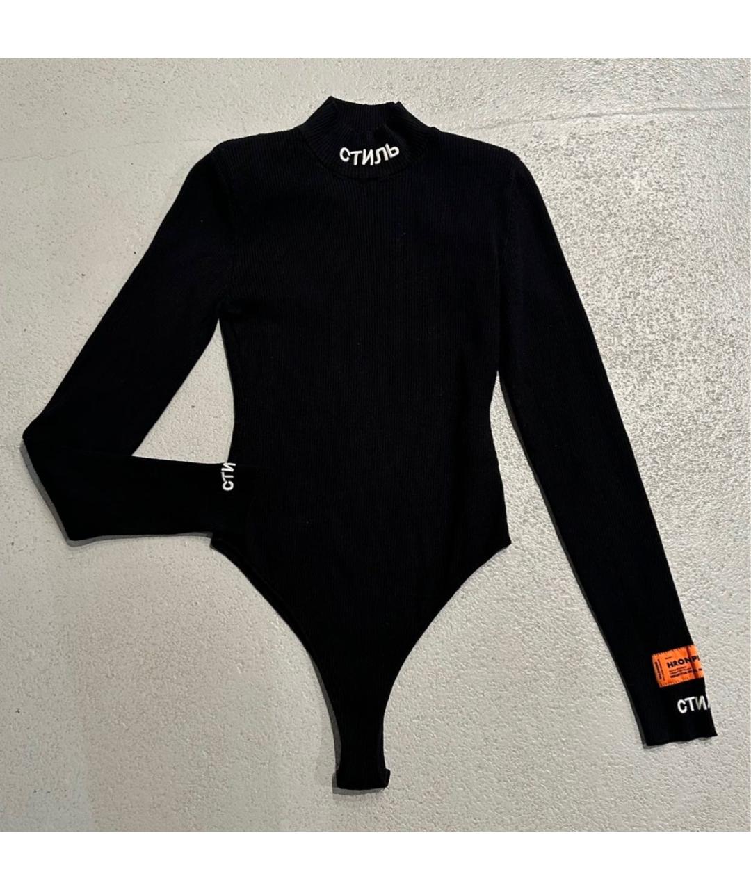 HERON PRESTON Черное боди, фото 2