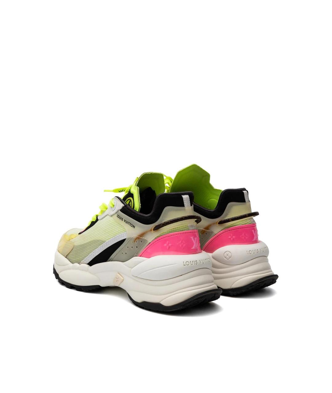 LOUIS VUITTON Мульти текстильные кроссовки, фото 3