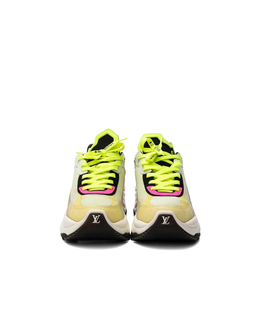 LOUIS VUITTON Мульти текстильные кроссовки, фото 4