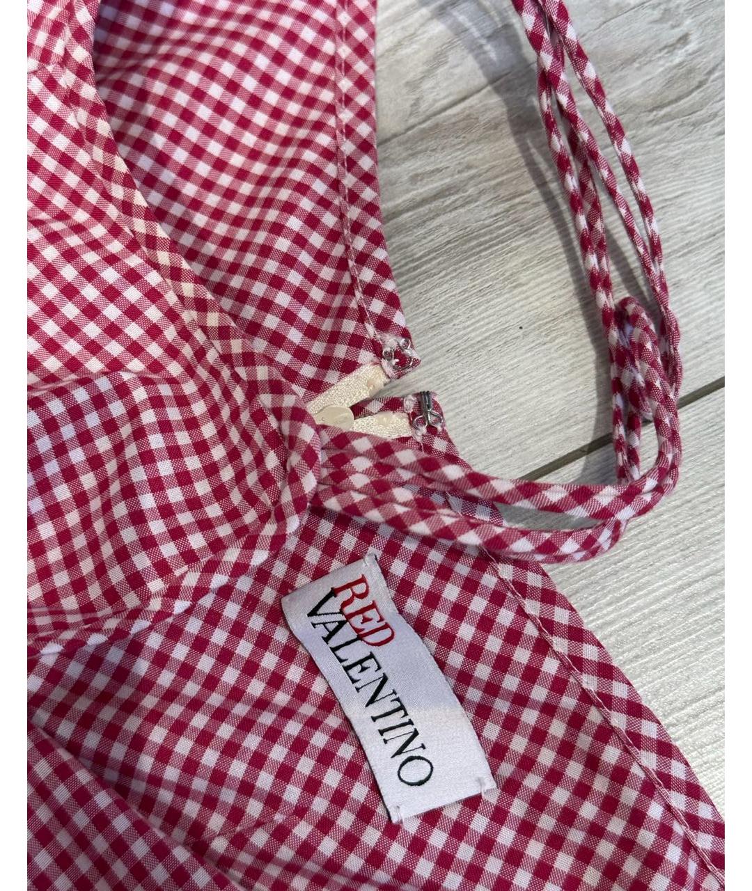 RED VALENTINO Красное повседневное платье, фото 3