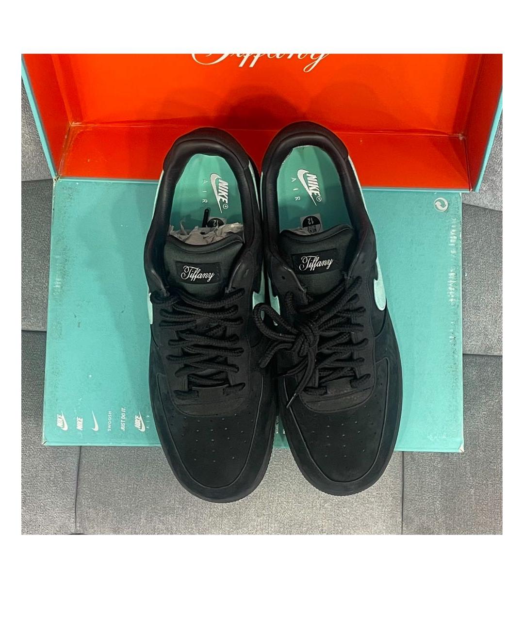 NIKE Черные низкие кроссовки / кеды, фото 4
