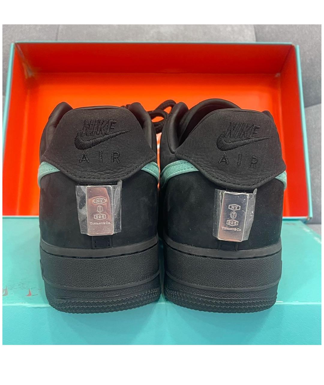 NIKE Черные низкие кроссовки / кеды, фото 2