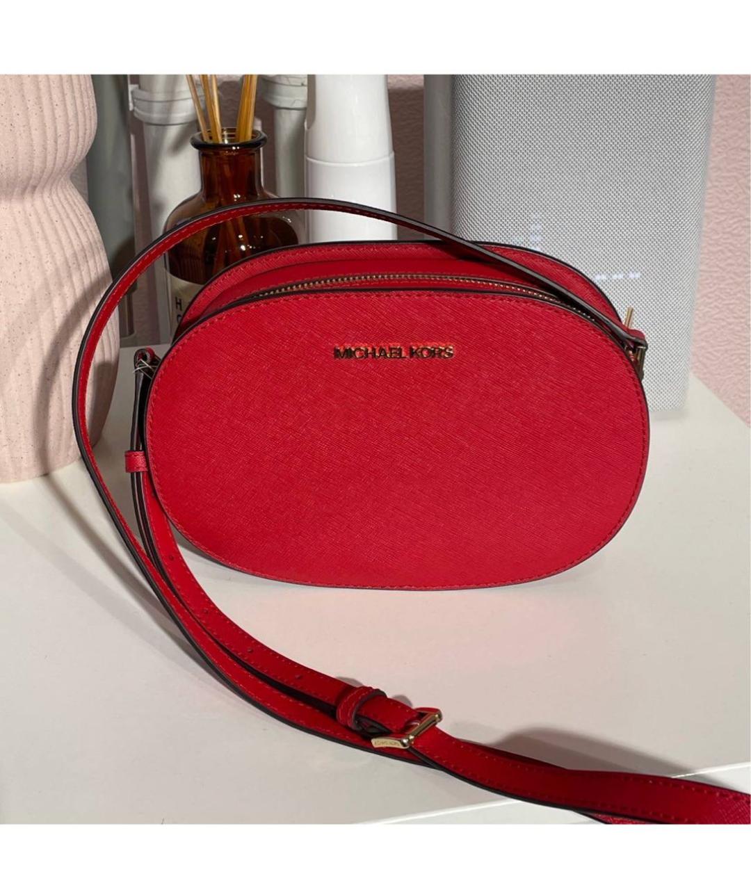 MICHAEL KORS Красная сумка через плечо, фото 5