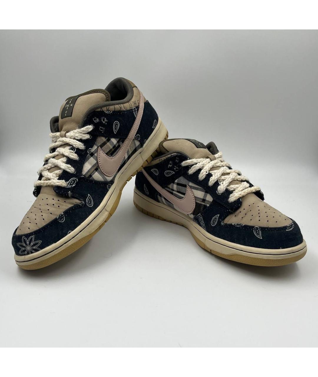 NIKE Коричневые низкие кроссовки / кеды, фото 4