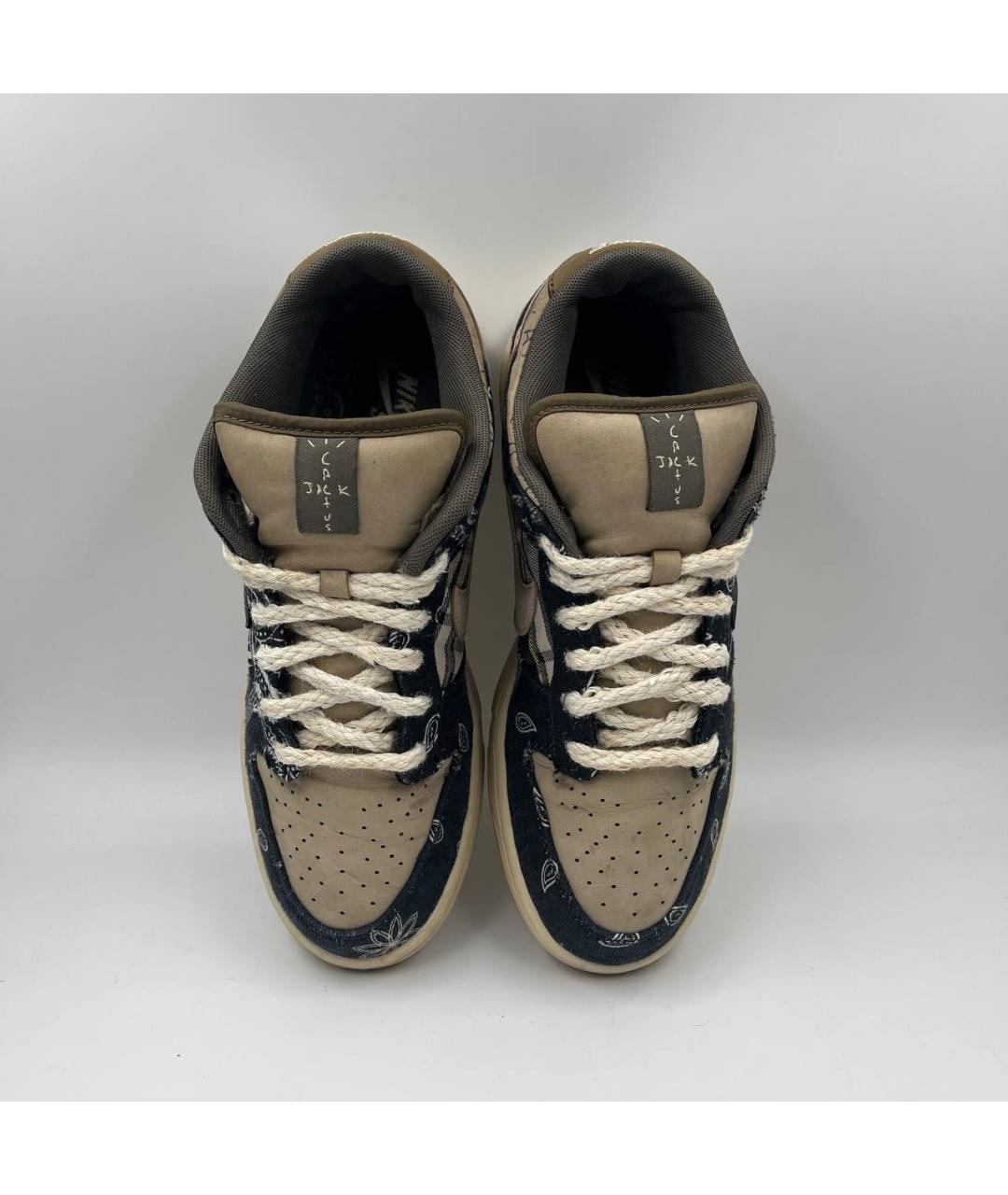 NIKE Коричневые низкие кроссовки / кеды, фото 3