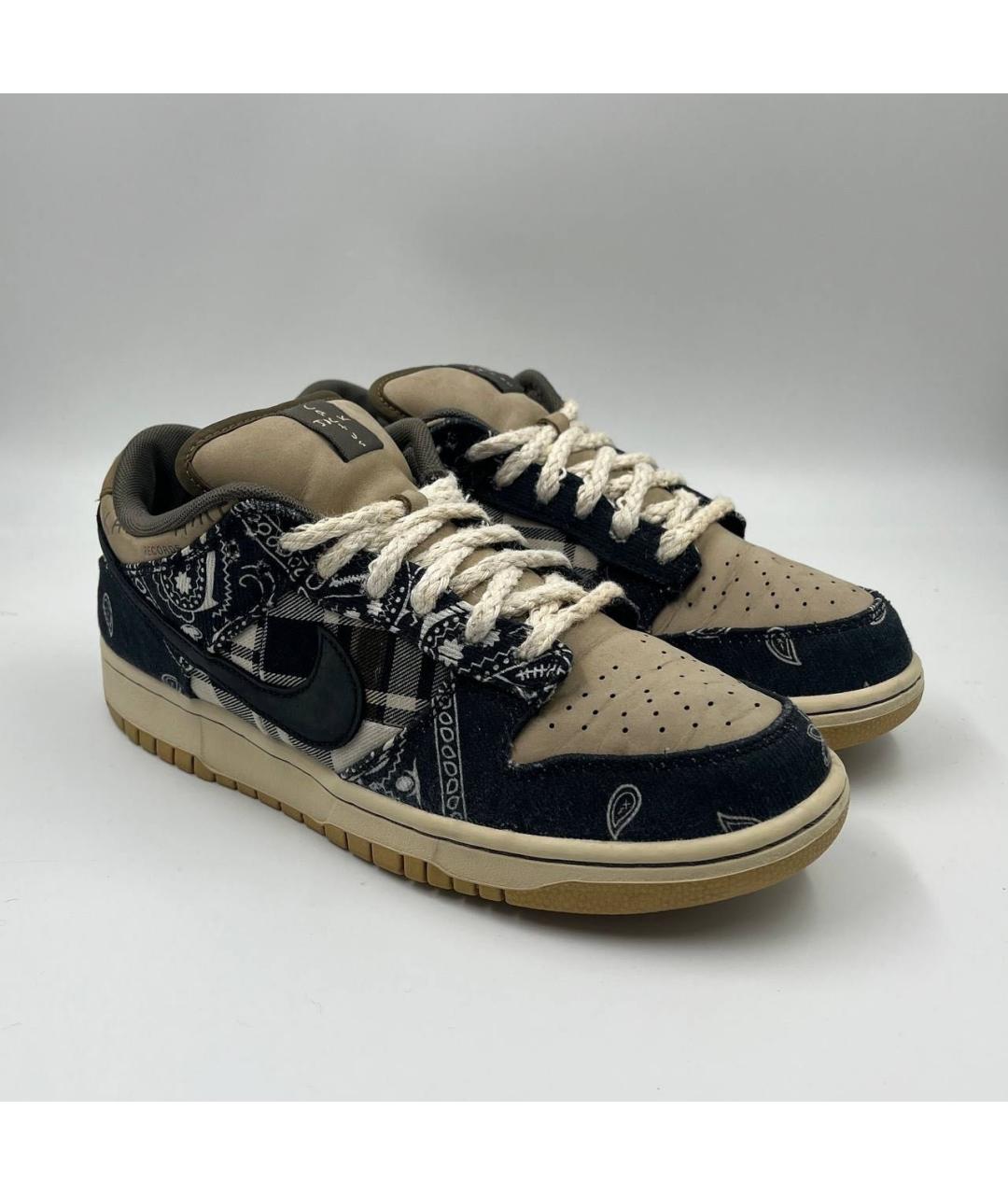 NIKE Коричневые низкие кроссовки / кеды, фото 2