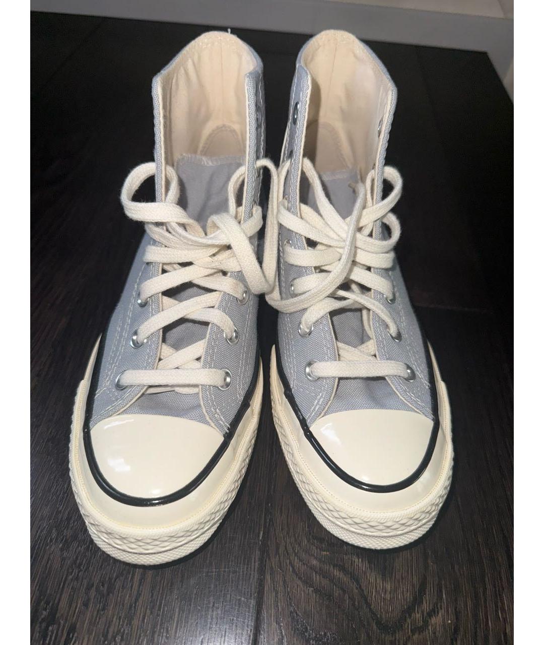 CONVERSE Голубые текстильные кеды, фото 2