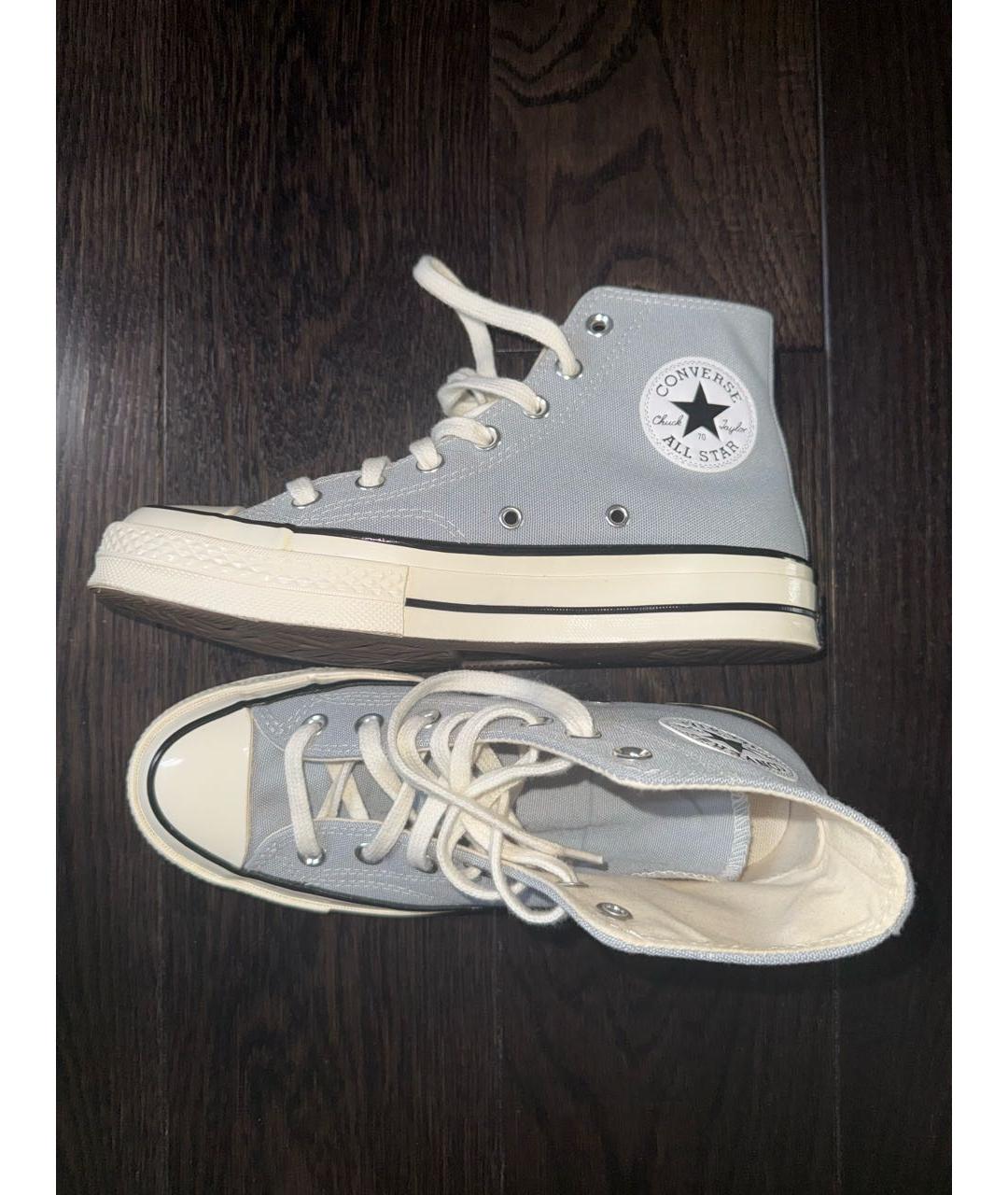 CONVERSE Голубые текстильные кеды, фото 5