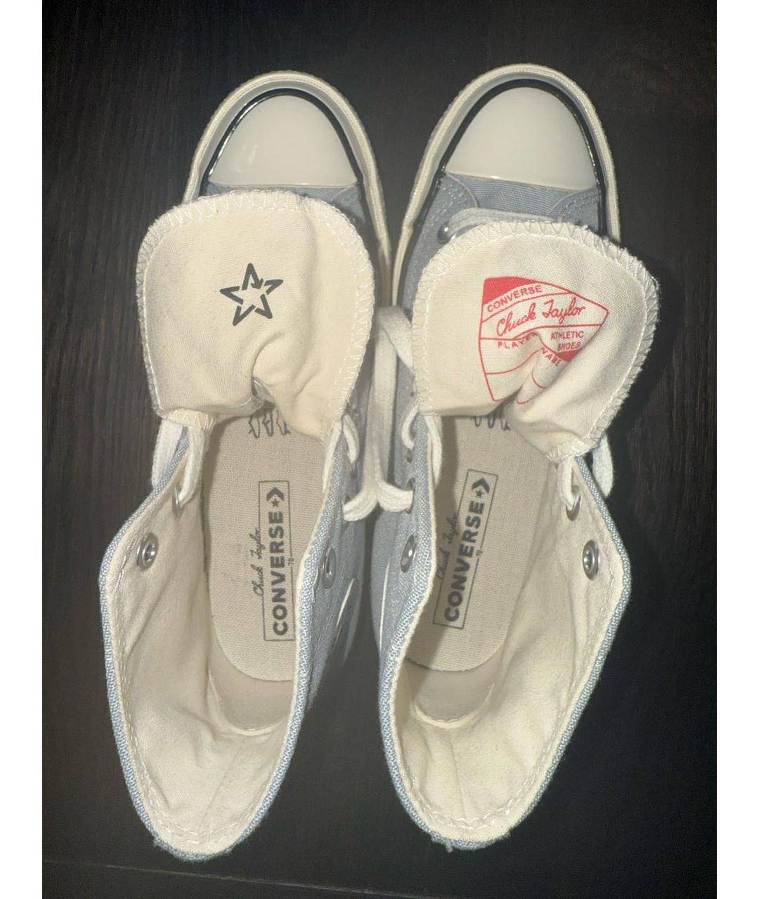 CONVERSE Голубые текстильные кеды, фото 3