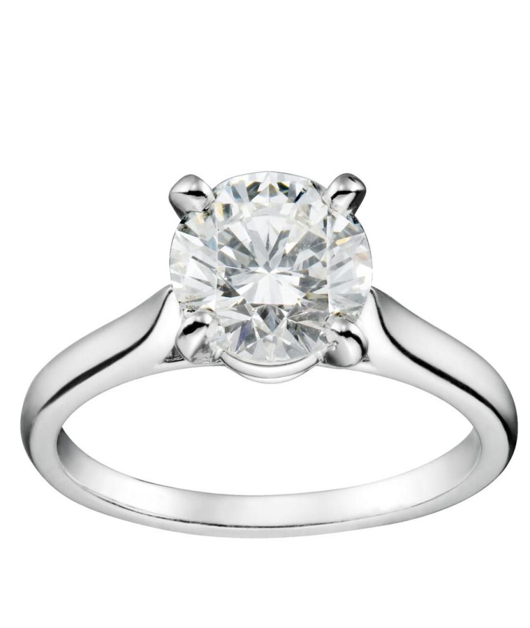 CARTIER Серебряное платиновое кольцо, фото 1
