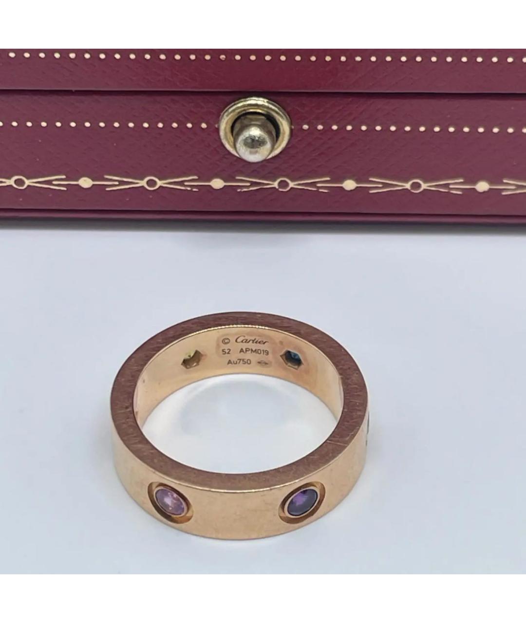 CARTIER Золотое кольцо из розового золота, фото 2