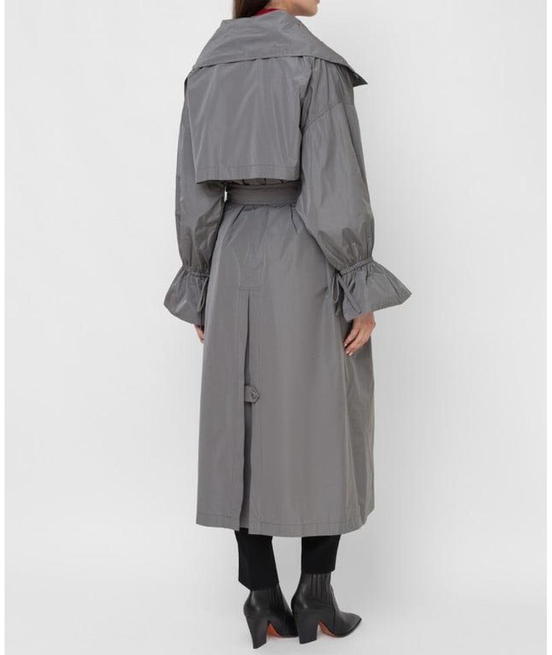 MAX MARA Серый тренч/плащ, фото 3