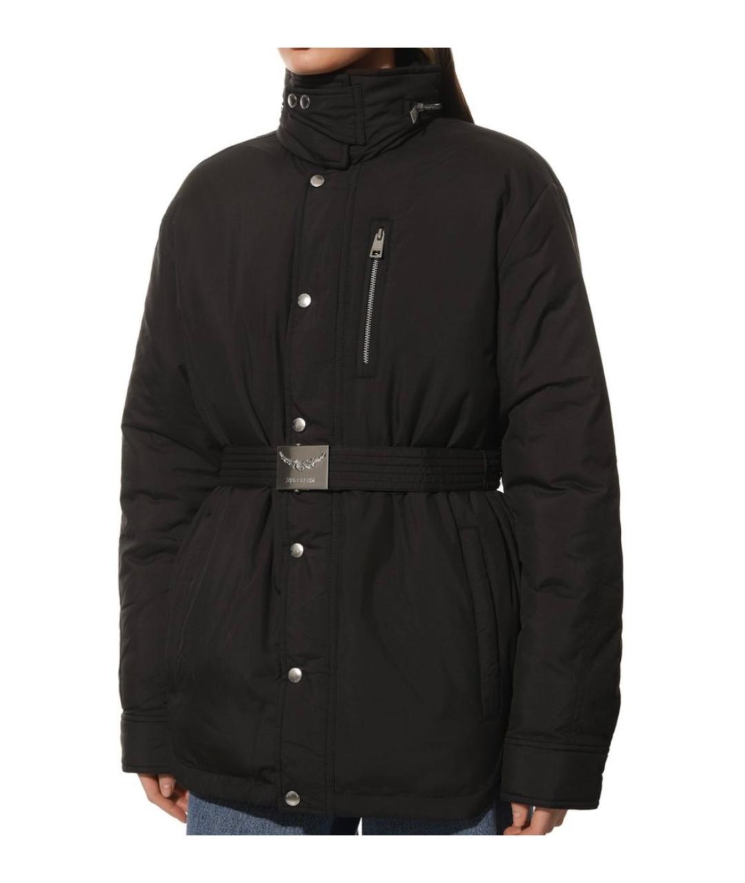 ZADIG & VOLTAIRE Черная полиэстеровая куртка, фото 9