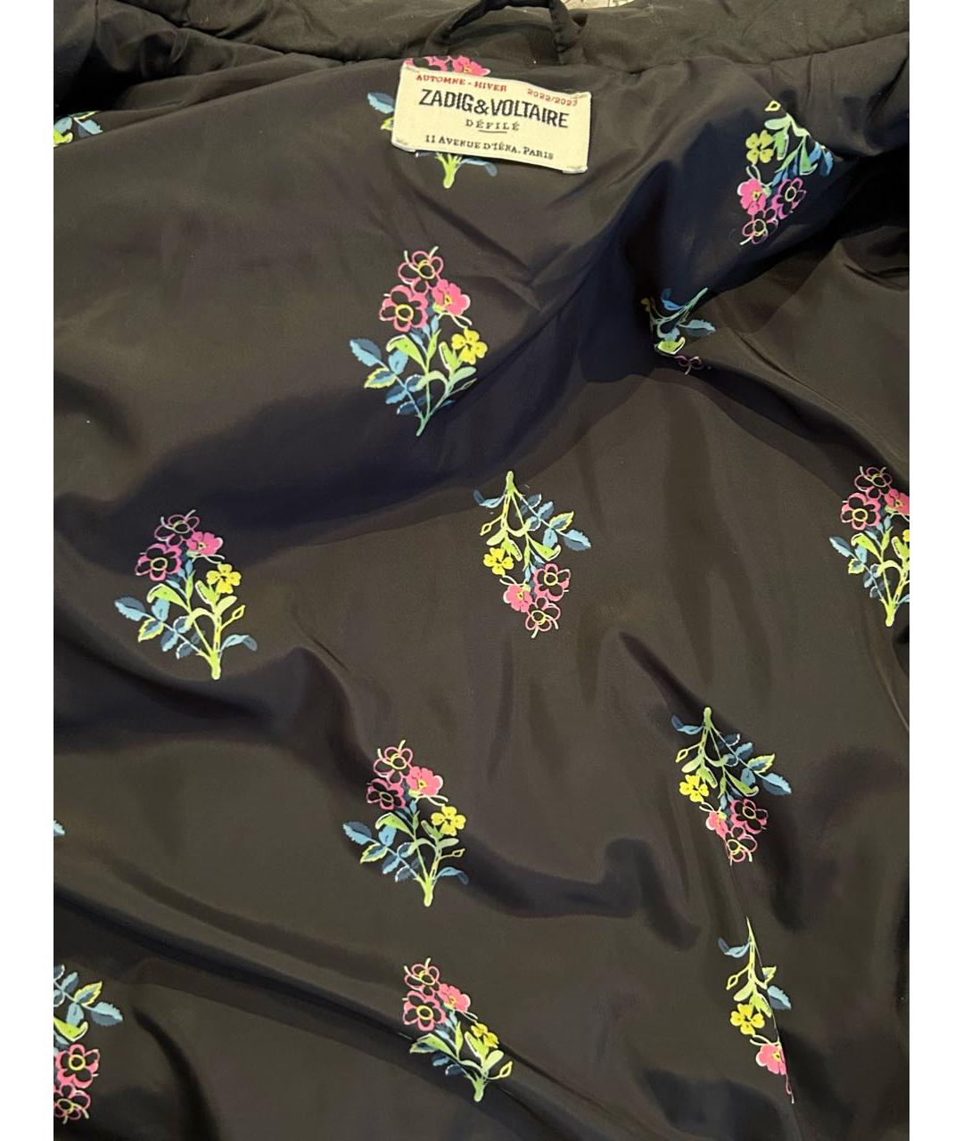 ZADIG & VOLTAIRE Черная полиэстеровая куртка, фото 6