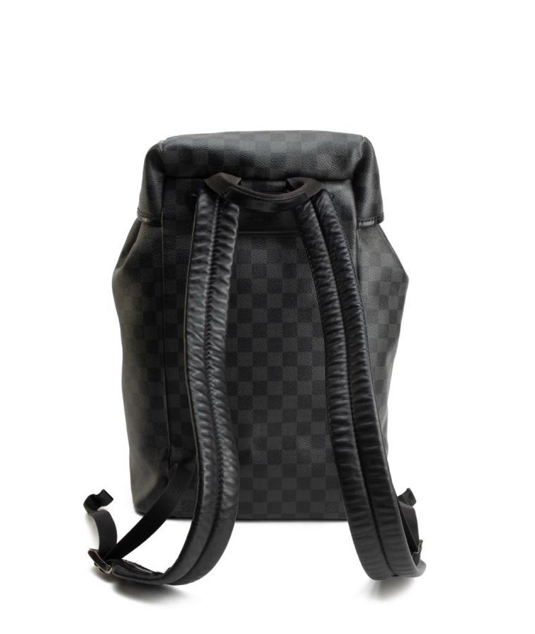 LOUIS VUITTON Серый рюкзак из искусственной кожи, фото 3