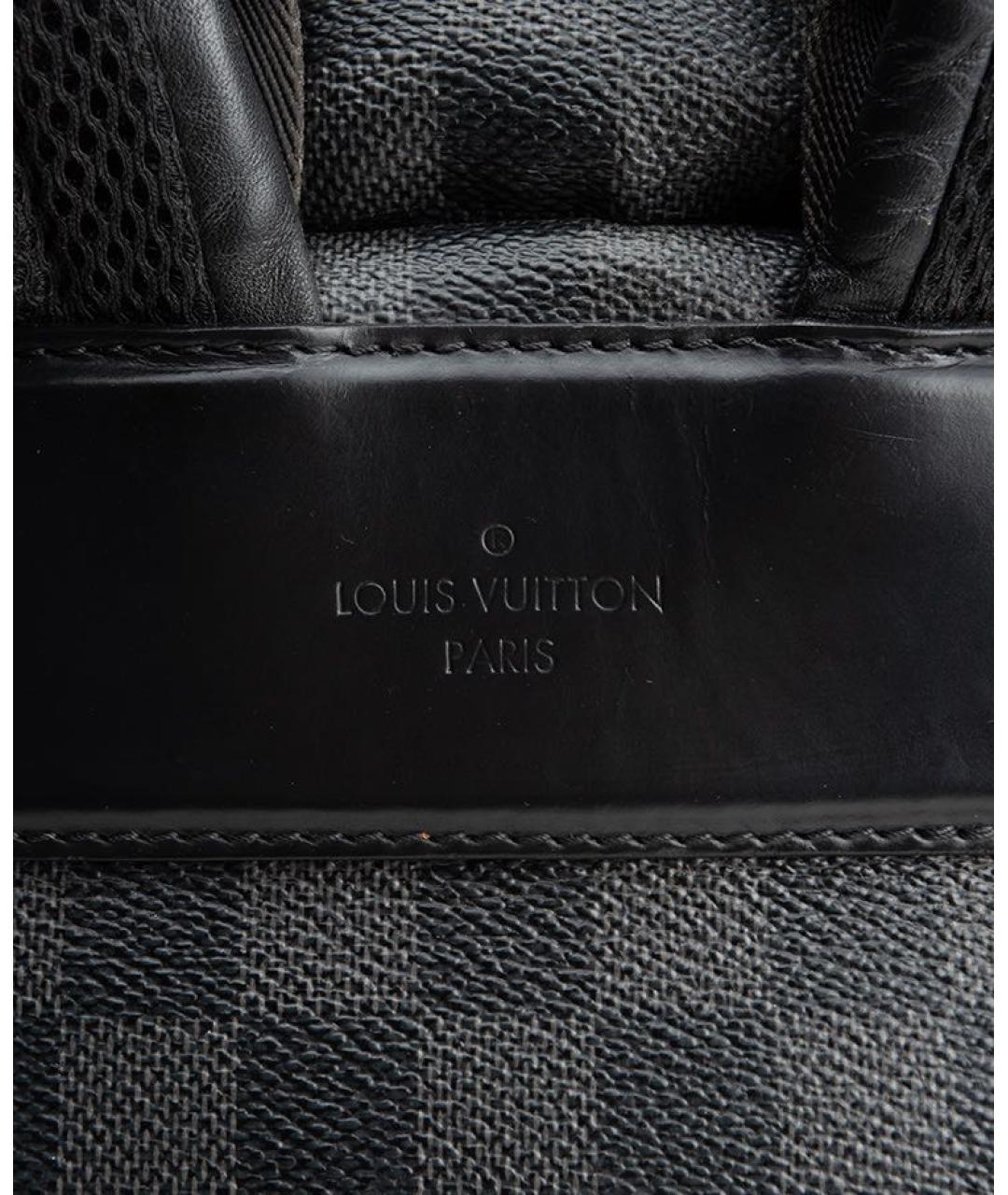 LOUIS VUITTON Серый рюкзак из искусственной кожи, фото 5