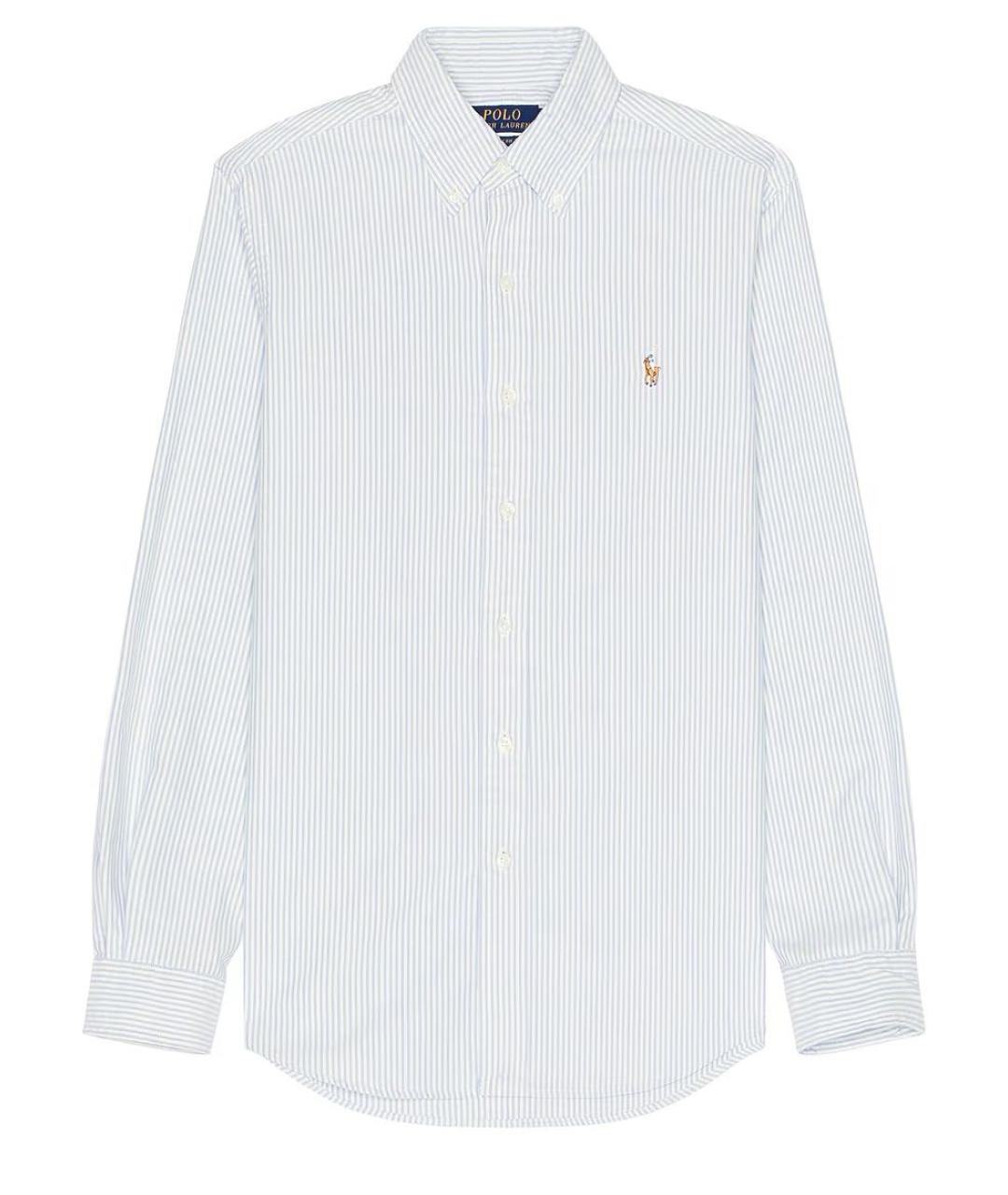 POLO RALPH LAUREN Голубая хлопковая кэжуал рубашка, фото 1
