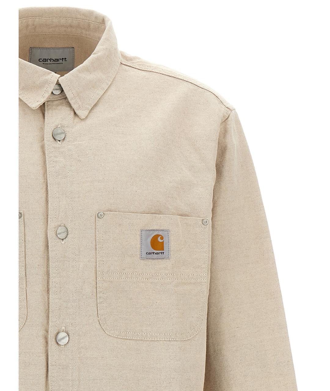 CARHARTT WIP Бежевая хлопковая куртка, фото 2