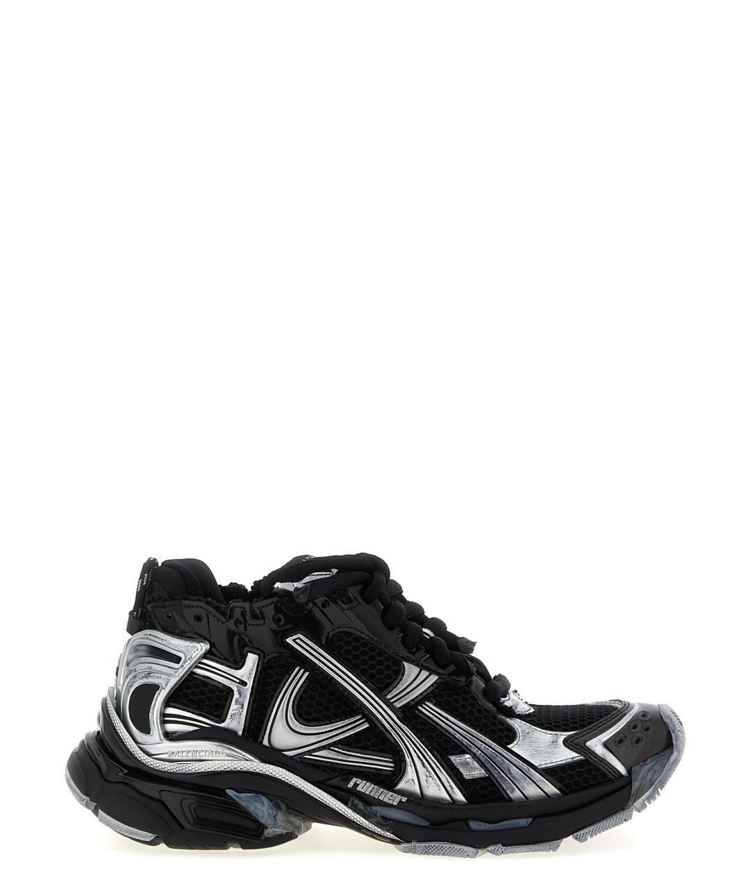 BALENCIAGA Черные низкие кроссовки / кеды, фото 1