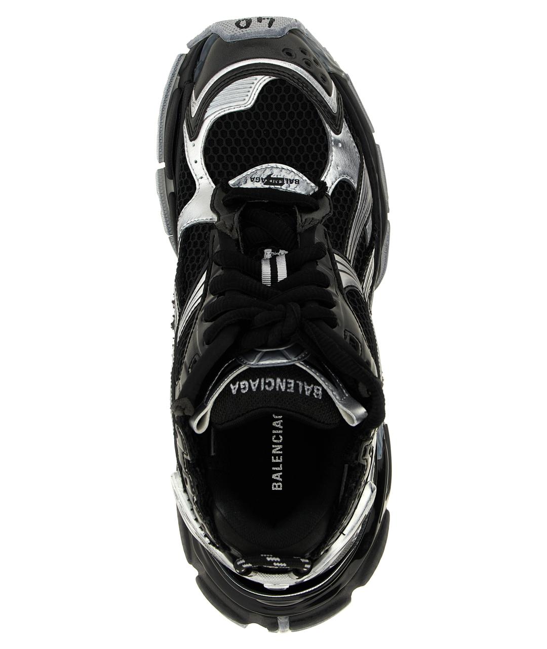 BALENCIAGA Черные низкие кроссовки / кеды, фото 4