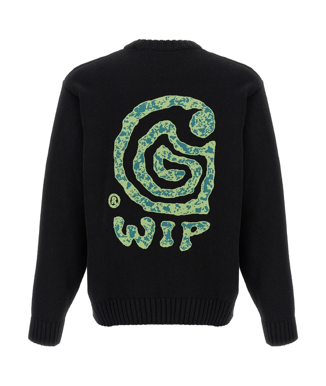 CARHARTT WIP Черный хлопковый джемпер / свитер, фото 2