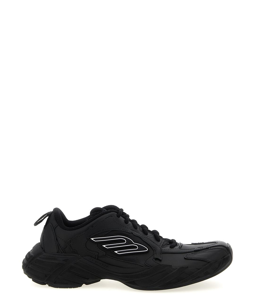 BALENCIAGA Черные низкие кроссовки / кеды, фото 1