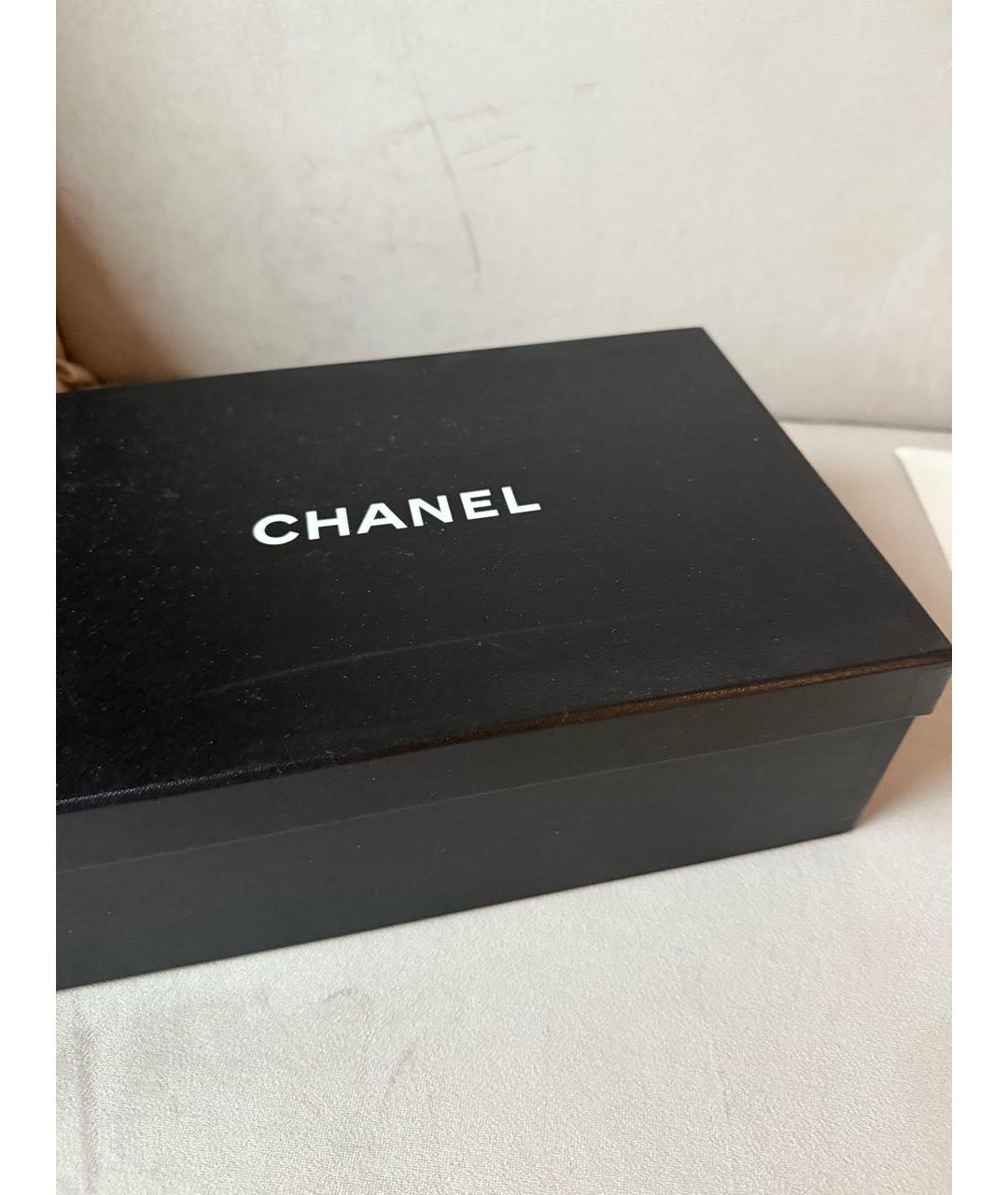 CHANEL Черные лоферы из лакированной кожи, фото 7