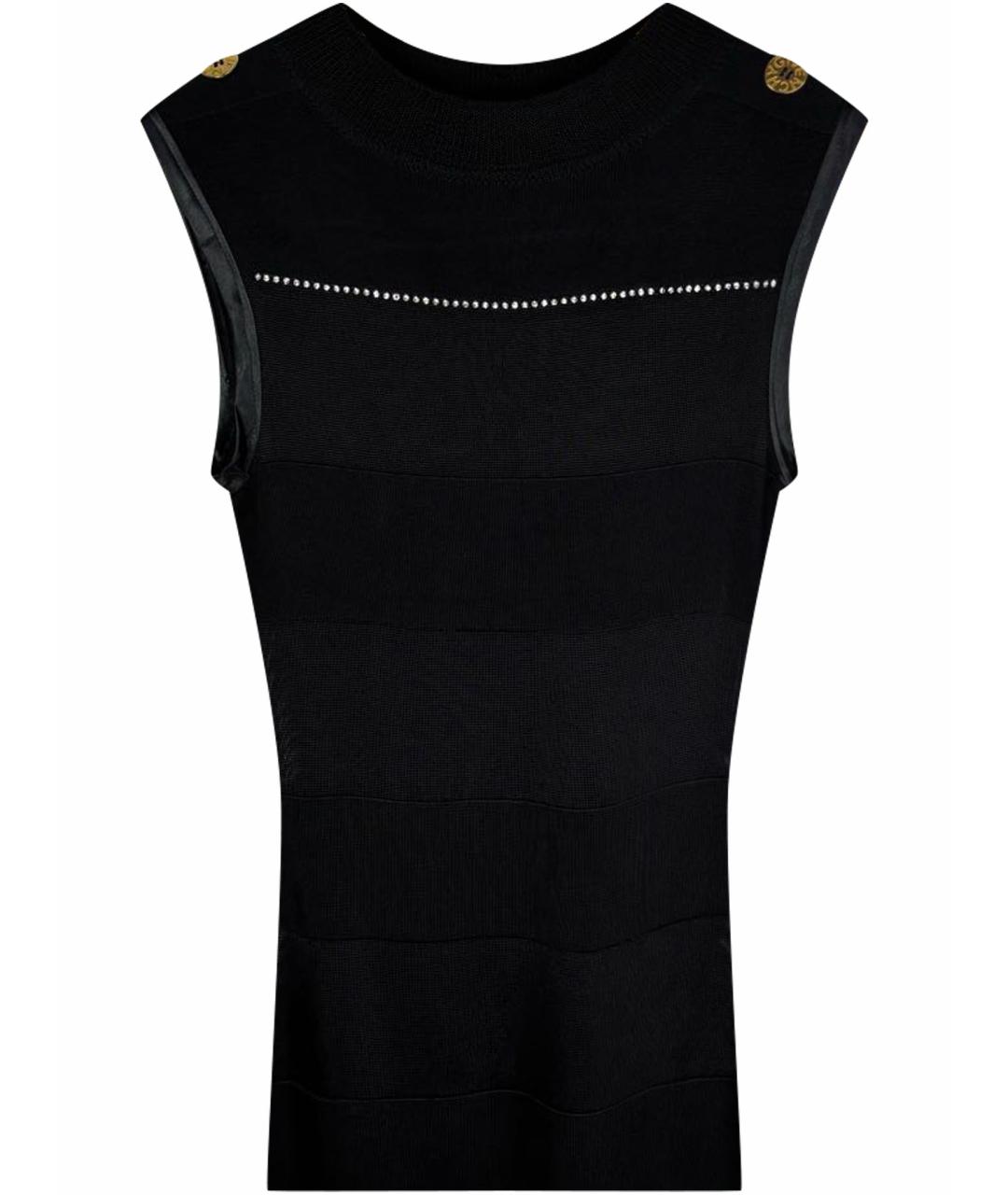 GIVENCHY Черная вискозная майка, фото 1