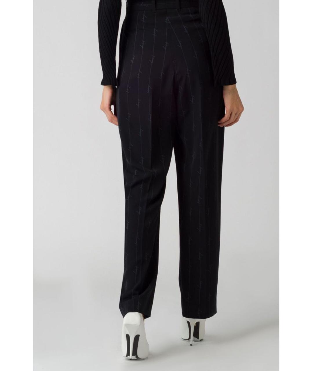 BALENCIAGA Черные прямые брюки, фото 4