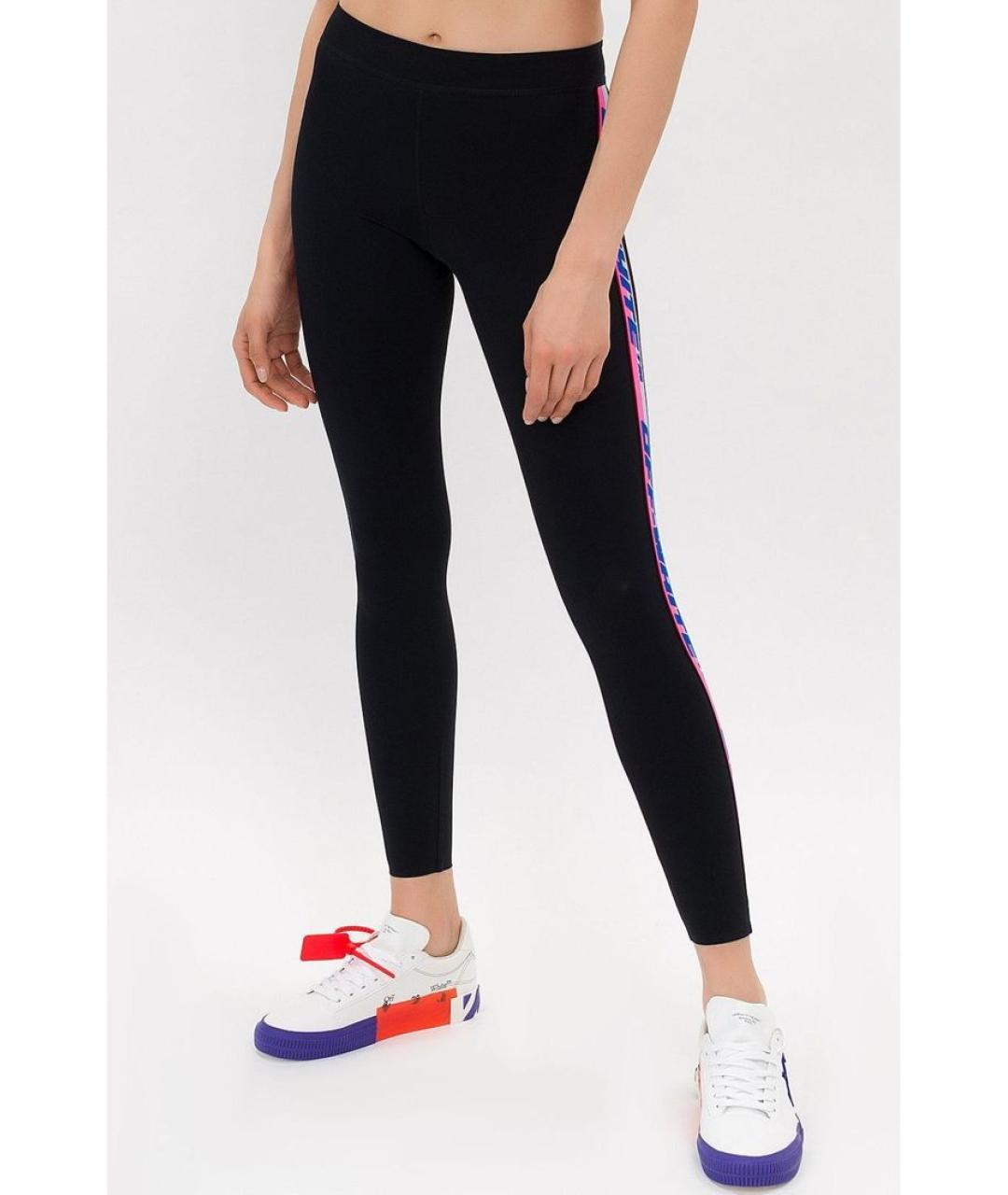 OFF-WHITE Черные леггинсы и велосипедки, фото 2