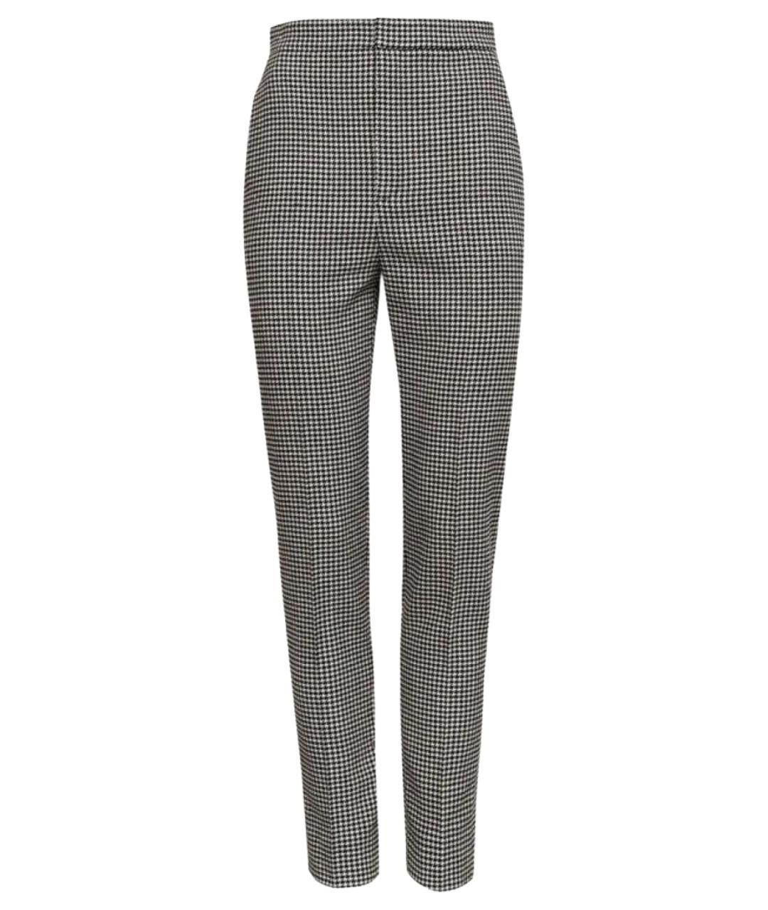 SAINT LAURENT Черные прямые брюки, фото 1