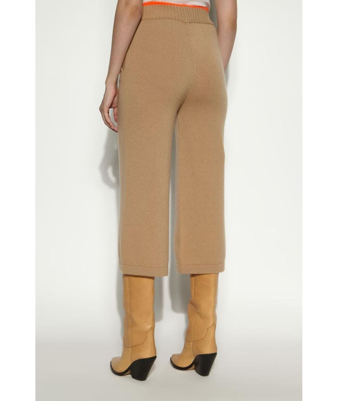 MSGM Бежевые прямые брюки, фото 4