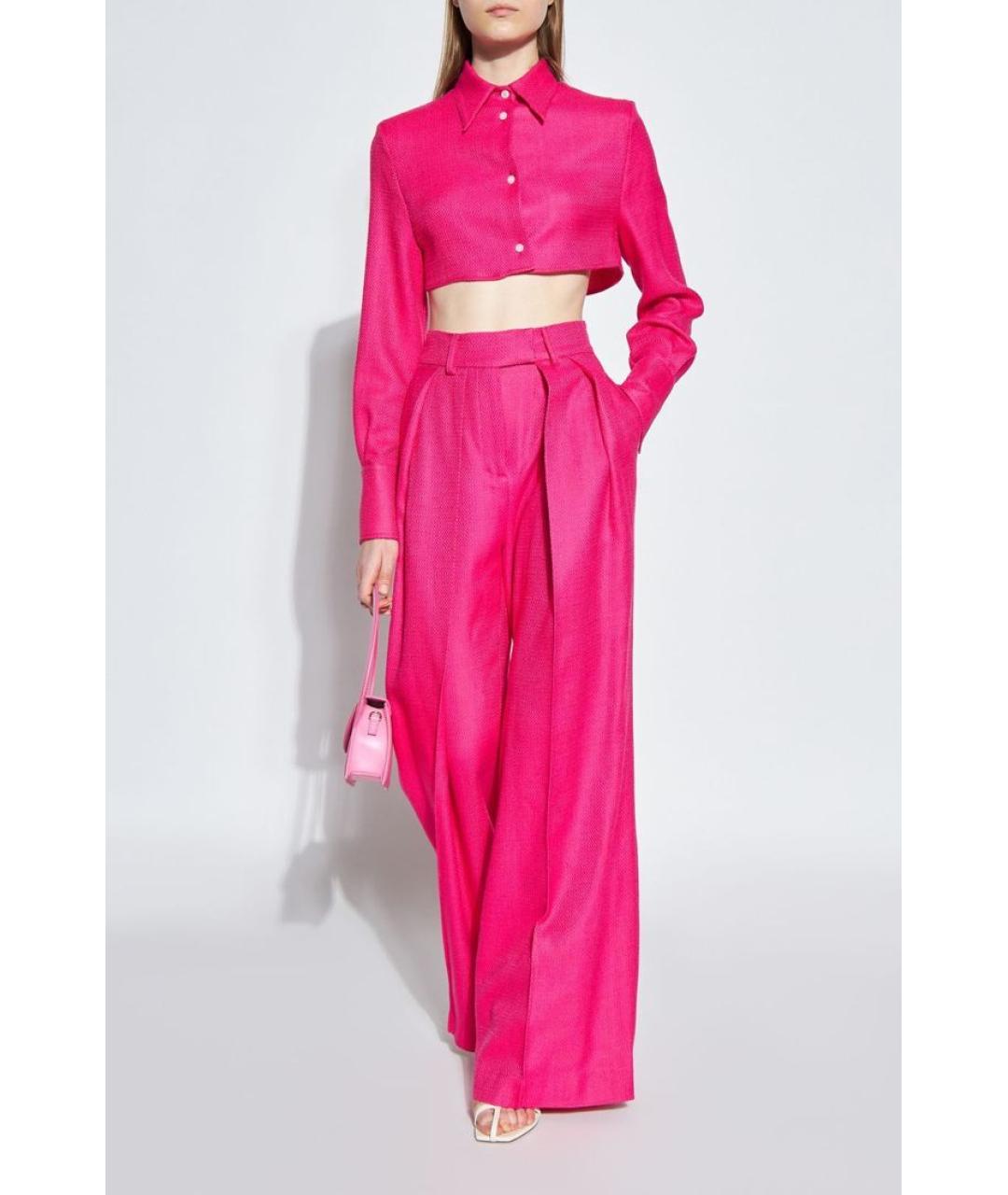 GIUSEPPE DI MORABITO Фуксия прямые брюки, фото 2