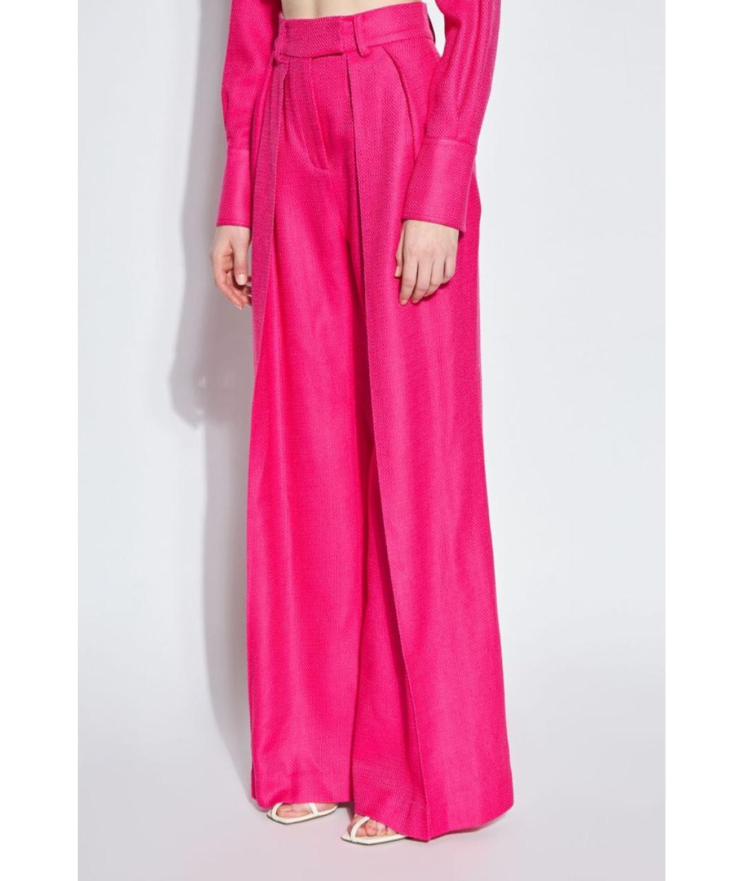 GIUSEPPE DI MORABITO Фуксия прямые брюки, фото 3