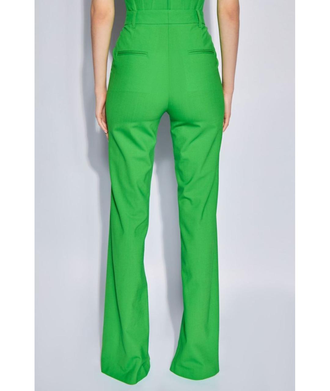 GIUSEPPE DI MORABITO Зеленые прямые брюки, фото 3