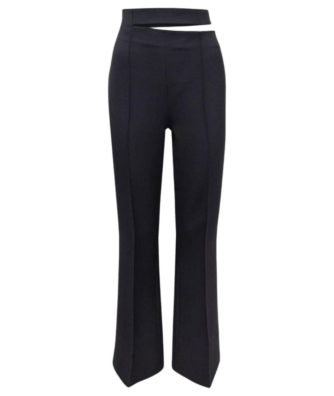 ROHE Черные прямые брюки, фото 1