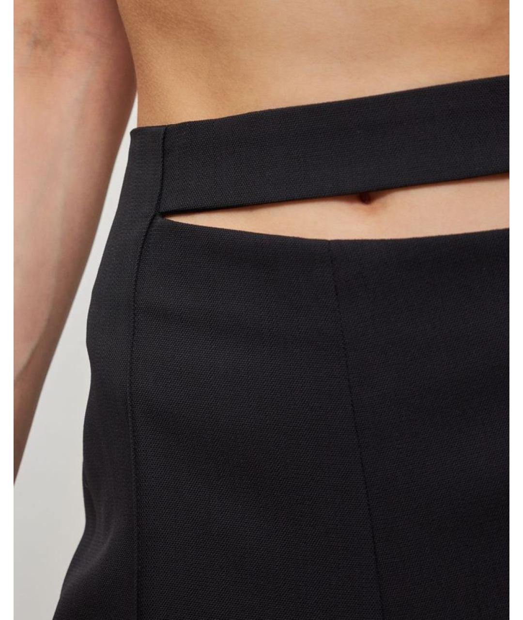 ROHE Черные прямые брюки, фото 6