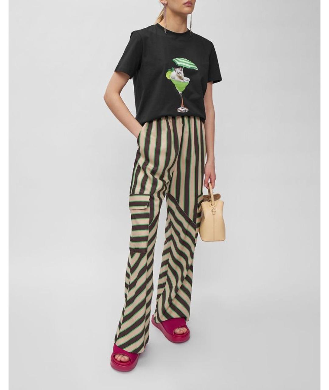 MSGM Мульти прямые брюки, фото 2