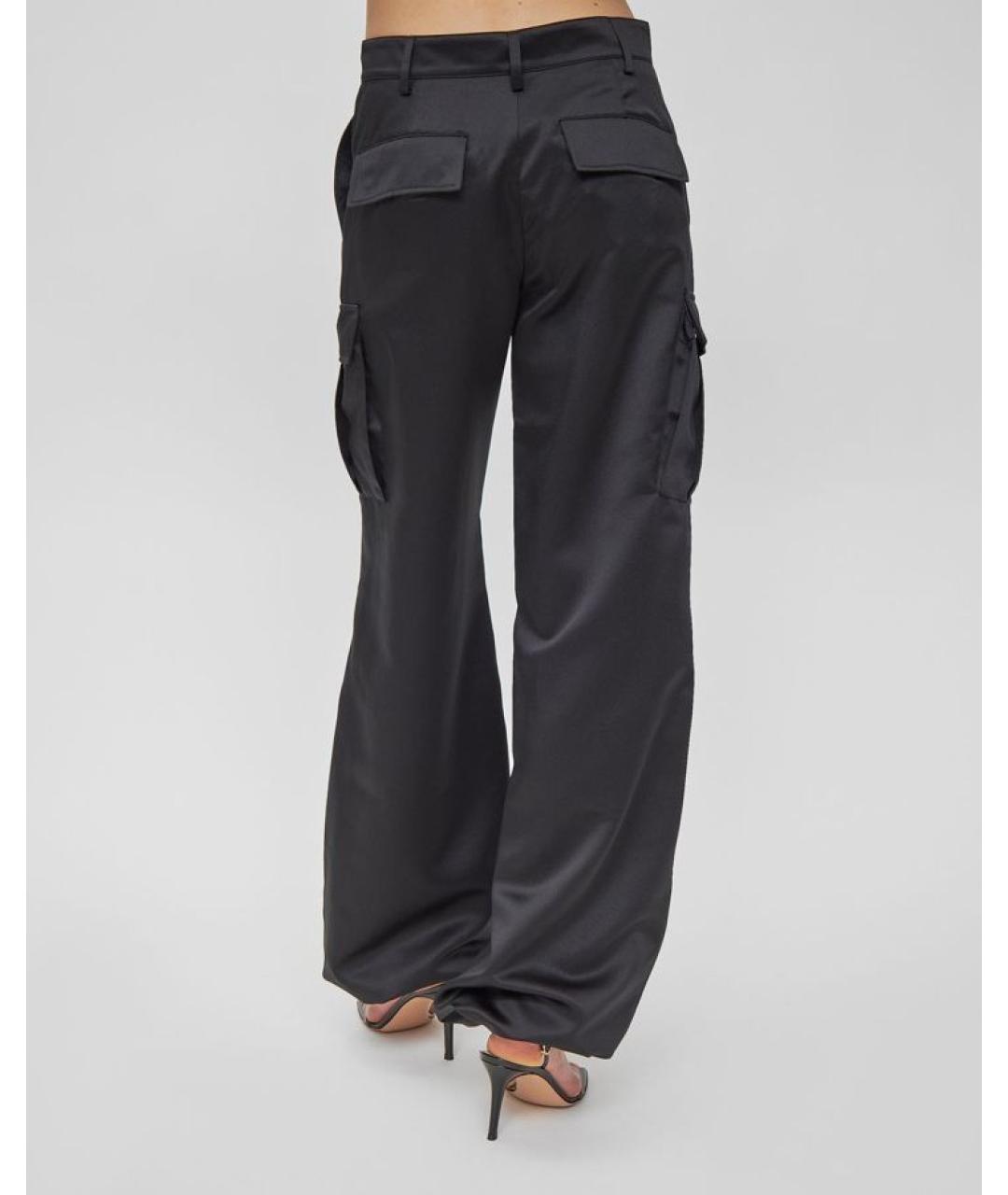 THE ANDAMANE Черные прямые брюки, фото 5